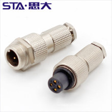 12G Series IP67 Metal Conector à prova d&#39;água, 2 3 4 5 6 pinos Conector à prova d&#39;água e tomada